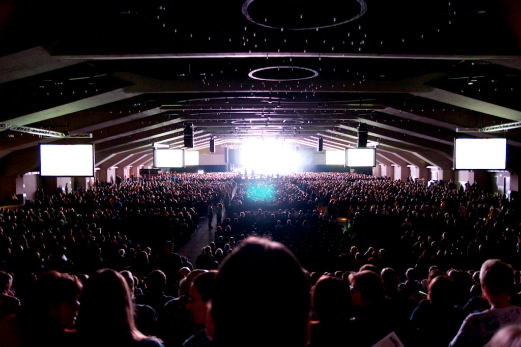 A large conference.